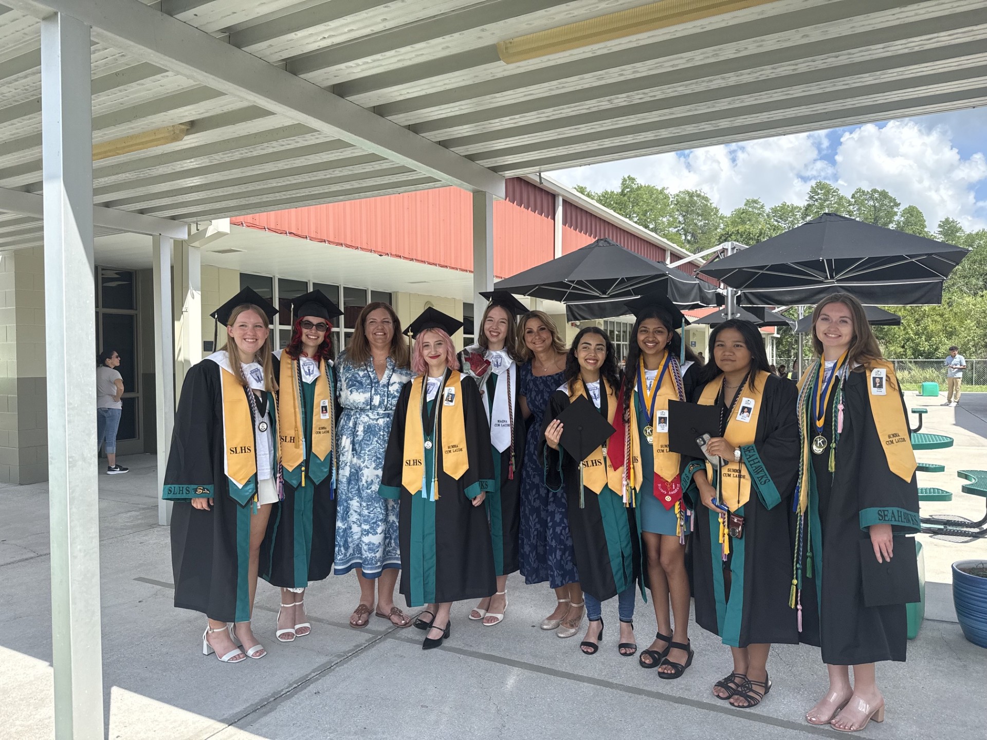 Returning Otters always make us smile - <p>We are so proud of all our 5th grade Otters! We had a wonderful ceremony as we celebrated our 5th graders moving on to Middle School. We also had returning High School Seniors lead our clap out. It was an amazing morning! We wish all the best luck to our 5th graders and graduating Seniors.&nbsp;</p>