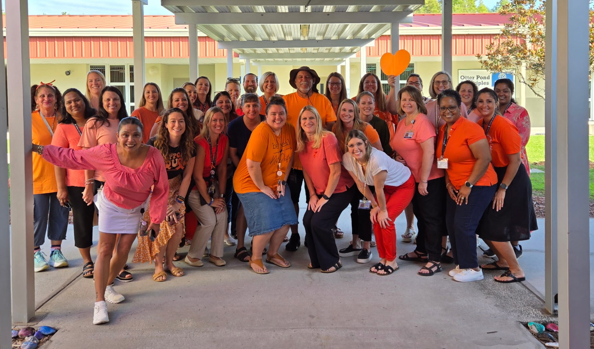 Our staff celebrating cancer awareness month - 
